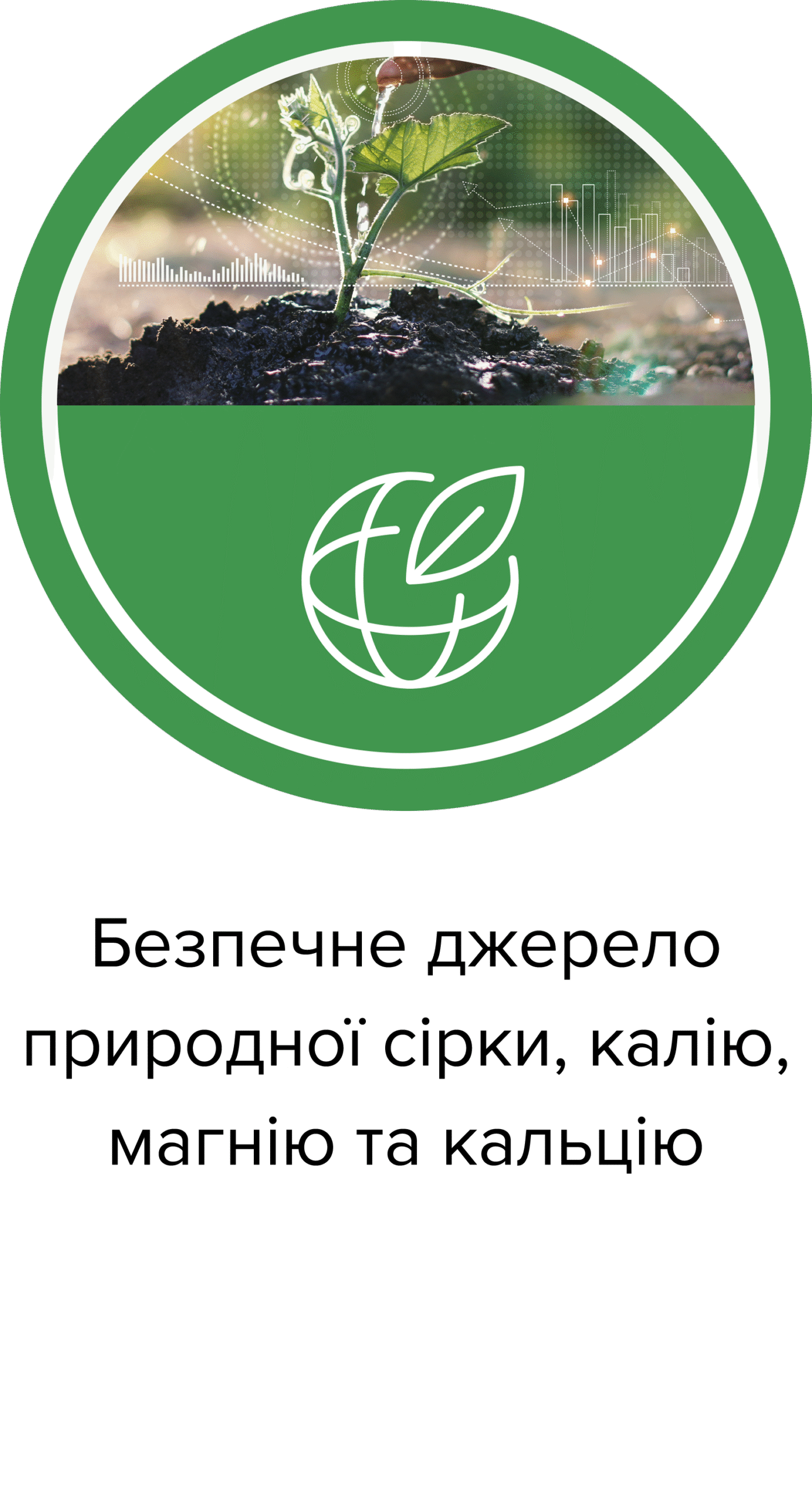 2. Безпечне джерело природної сірки, калію, магнію та кальцію