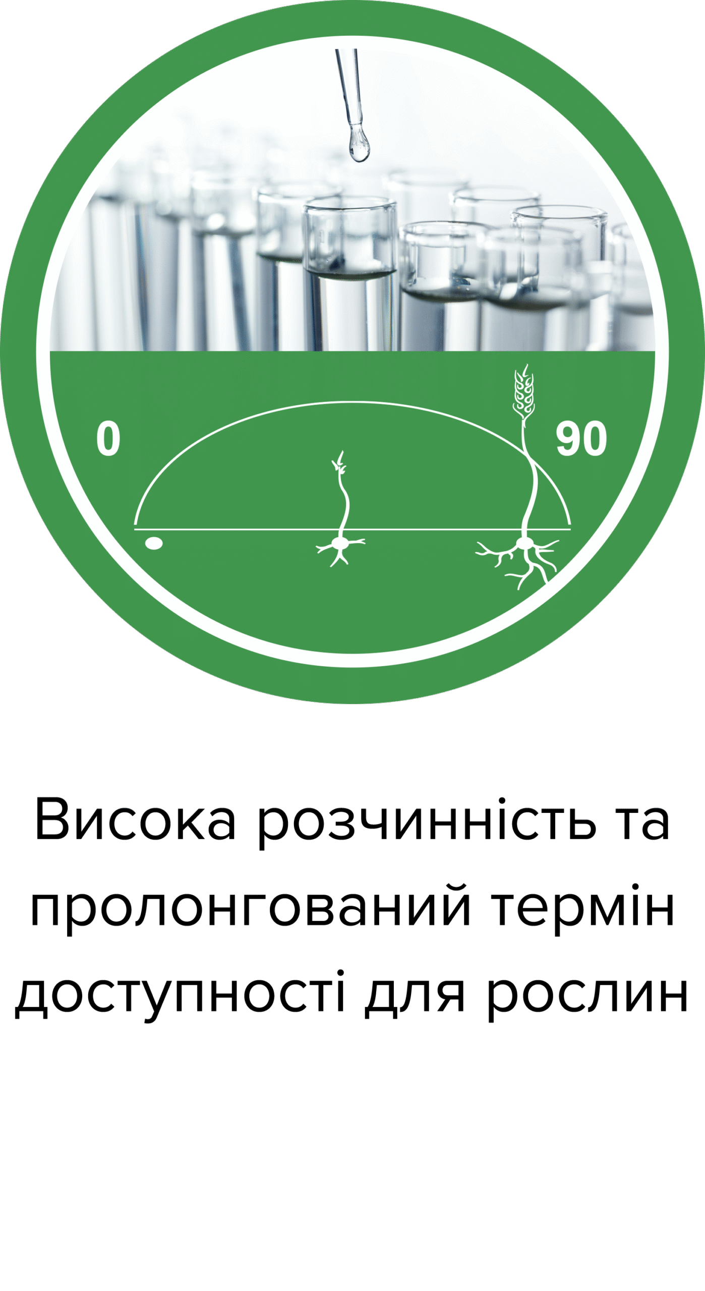 3. Висока розчинність та пролонгований термін доступності для рослин